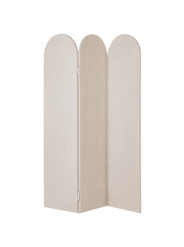 Beliani Paravent SLIMMY in Beige - (W) 120 x (H) 160 x (L) 2 cm