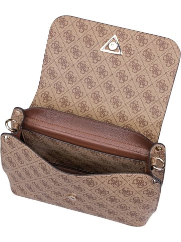 Guess Bodybag Meridian II Flap CB Logo in Latte Logo