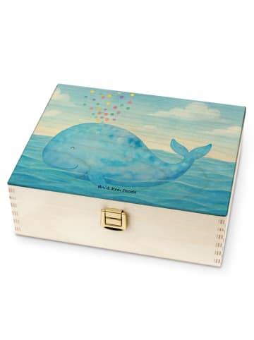 Mr. & Mrs. Panda Teebox Wal Konfetti Design ohne Spruch in Weiß