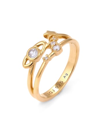 Elli Ring 925 Sterling Silber in Gold