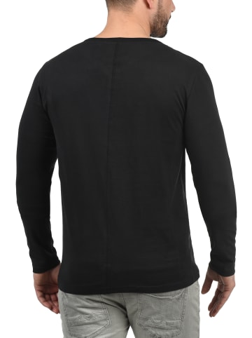 !SOLID Langarmshirt in schwarz