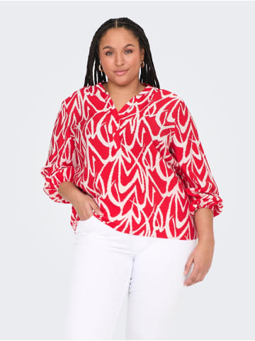 ONLY Carmakoma Tunika-Oberteil in High Risk Red