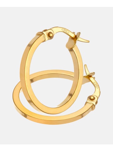 Vanlere Creolen aus 375 Gelbgold