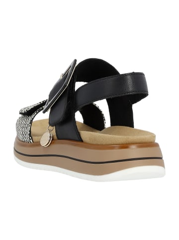 remonte Sandalen in Schwarz
