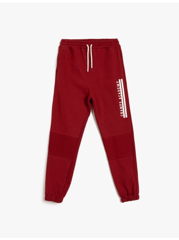 KOTON Sweathose in Bordo