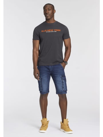 H.I.S. T-Shirt in anthrazit