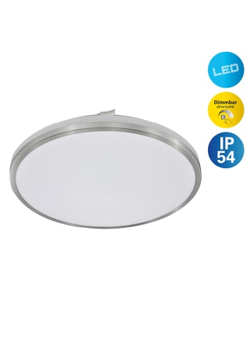 näve LED Deckenleuchte "TIFLIS" in stahl-blank - EEK B