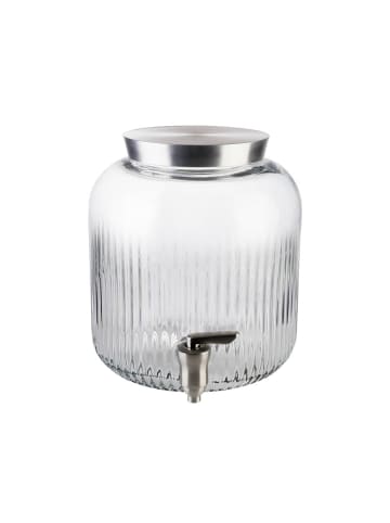 APS Getränkespender Getränkedispenser in transparent - Ø 20 cm, H: 23 cm 5 Liter