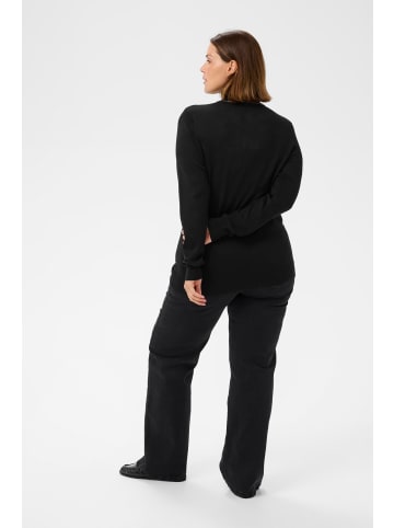 KAFFE curve Strickpullover KCjanna Regular fit in Black Deep