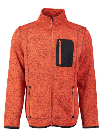 OS-Trachten Strickfleecejacke Nucku in orange