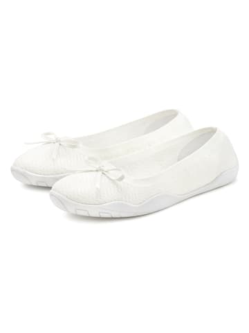 LASCANA Sneaker Ballerinas in weiß