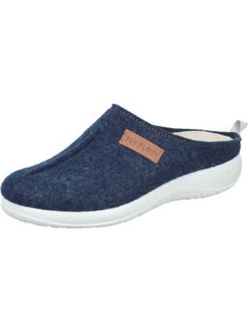 FlyFlot Klassische Hausschuhe, Pantoffeln in blau