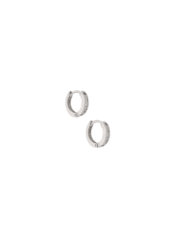 IZIA Women Hoop Earrings in Silver