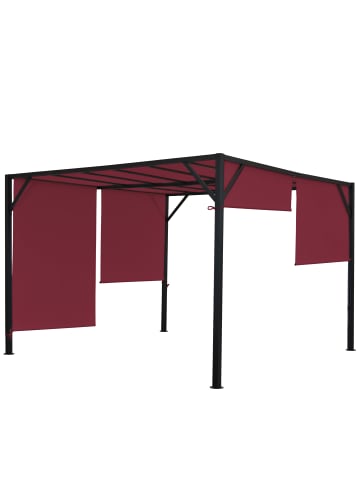 MCW Pergola Beja mit Schiebedach, 4x4m