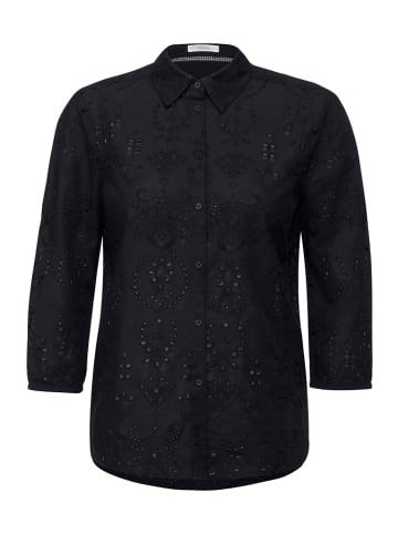 Cecil Bluse mit Stickerei in Schwarz