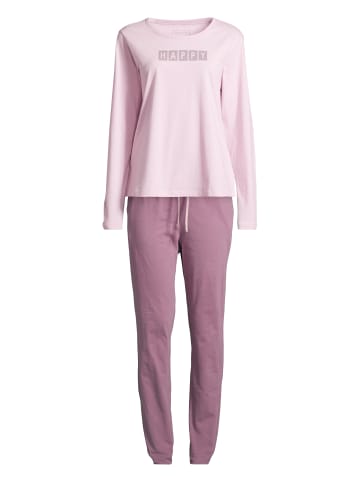 Seidensticker Schlafanzug Soft Knits in Mauve Shadow