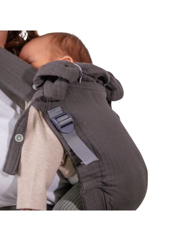 Schmusewolke Aurora Silvergrey - Babytrage aus Musselin