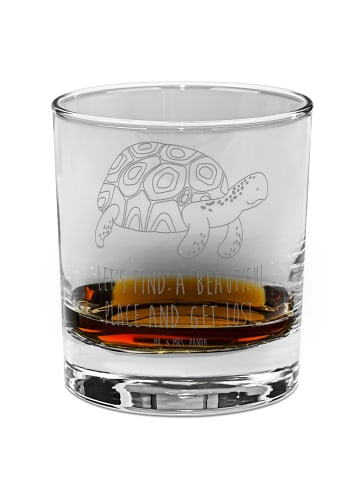 Mr. & Mrs. Panda Whiskyglas Schildkröte MHerzieren mit Spruch in Transparent