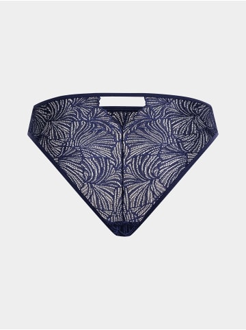 Erlich Textil  Spitzen Slip FLUID LACE SLIP in mitternachtblau