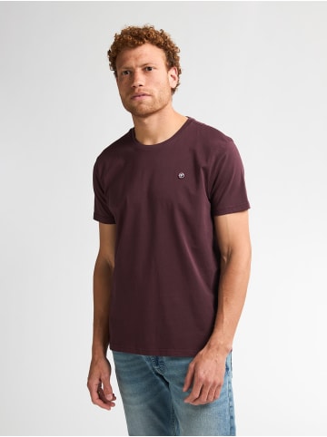 Petrol Industries T-Shirt mit Logo Windward in Rot
