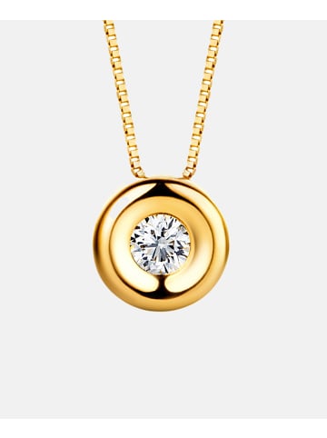 Diamant L'éternel Halskette mit Anhänger aus 750 Gelbgold mit 0.05 Karat Diamant
