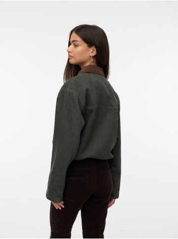 Vero Moda Jeansjacke in Grape Leaf