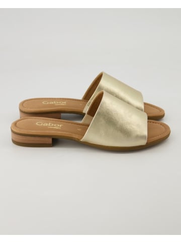 Gabor Comfort Pantoletten in Gold