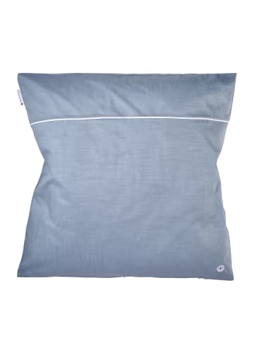 nordic coast company  Hochwertige Babybettwäsche in Blau Grau 80x80 cm