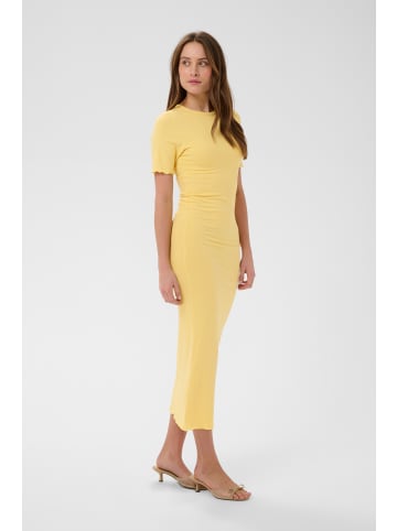 SAINT TROPEZ Jerseykleid OlaliaSZ Fitted in Pale Banana