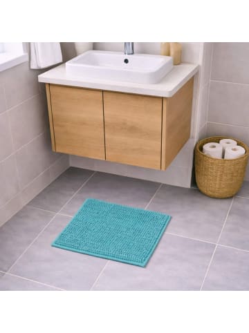 WohnDirect Badematte PARIS in Petrol