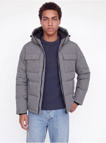 Jack & Jones Steppjacke in Light Grey Melange