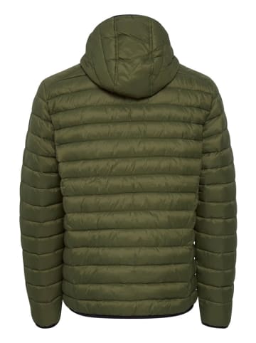BLEND Leichte Steppjacke Wattierte Basic Übergangsjacke mit Kapuze in Grün