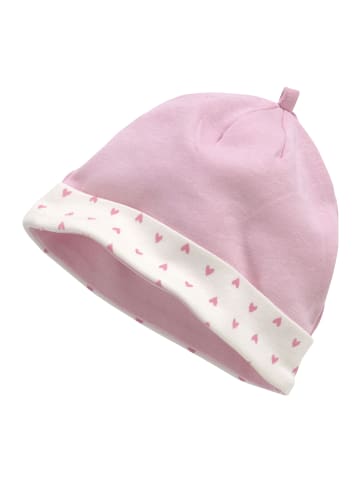 Kidsworld Strampler, Jäckchen & Mütze in rosa-weiß