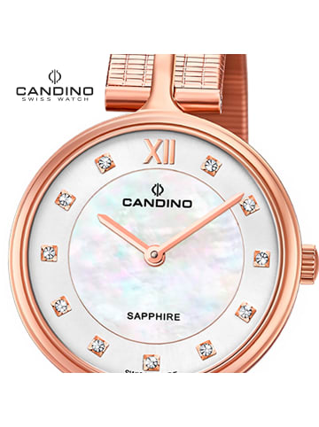 Candino Analog-Armbanduhr Candino Elegance roségold klein (ca. 30mm)