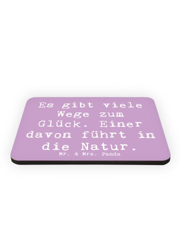 Mr. & Mrs. Panda Kühlschrankmagnet Spruch Geborgenheit Natur mit... in Lavendeltraum