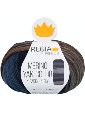 Regia Handstrickgarne Premium Merino Yak Color, 100g in Ocean gradient color