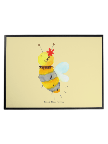 Mr. & Mrs. Panda tischpad Biene Blume ohne Spruch in Gelb Pastell