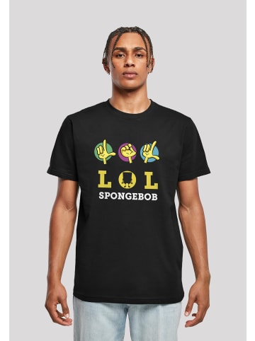 F4NT4STIC T-Shirt Spongebob Schwammkopf LOL in schwarz