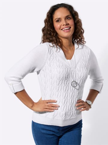 WITT WEIDEN Baumwollpullover in ecru