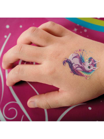 ROTH Design Kinder-Tattoos Einhornportrait in Rosa