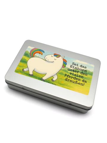 Mr. & Mrs. Panda Puzzle Einhorn Stolzieren Design mit Spruch in Weiß