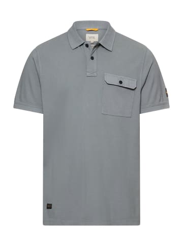 Camel Active Poloshirt aus reiner Baumwolle in Sturmblau