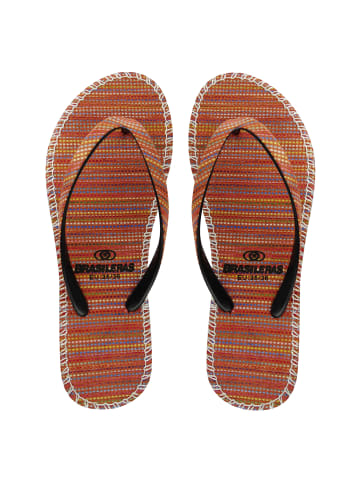 Brasileras Zehentrenner "Hip" in Schwarz