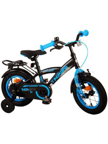 Volare Kinderfahrrad Thombike für Jungen 12 Zoll Kinderrad in Schwarz Blau 3 Jahre