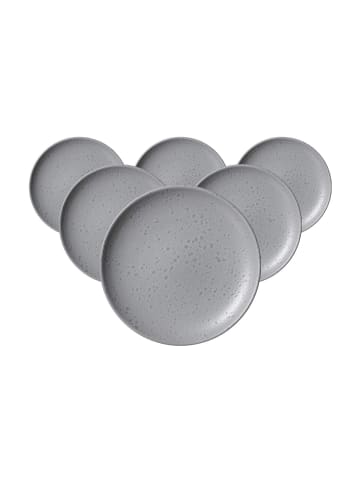 Ritzenhoff & Breker 6er Set Dessertteller Kitwe in ø 20 cm in Grau