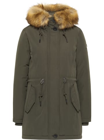 DreiMaster Klassik Winterparka in Dunkeloliv