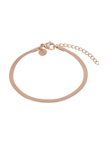 Tom Tailor Armband Edelstahl, IP rose in roséfarben