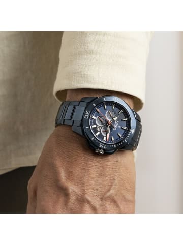 Festina Analog-Armbanduhr Festina Chrono Bike blau extra groß (ca. 47mm)