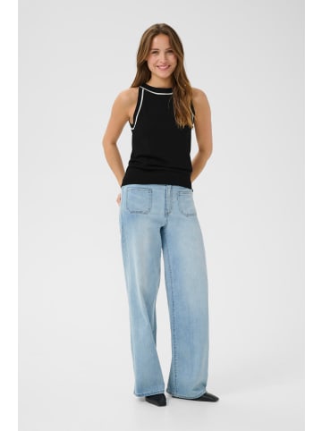 Kaffe Strickpullover KAmally Tight fit in Black Deep