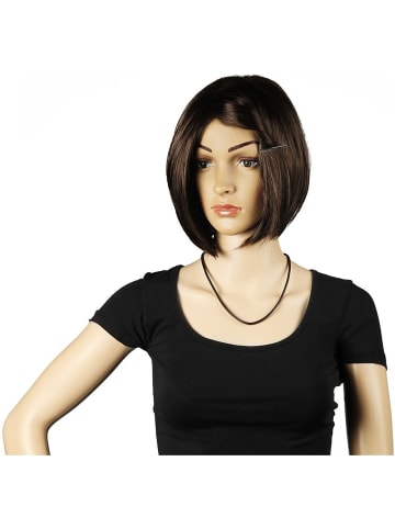 Adeliás Unisex Halskette aus Leder 60+5 in schwarz
